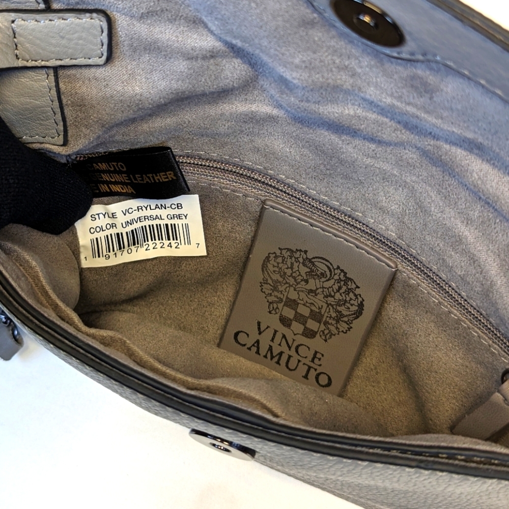 Vince Camuto Rylan Crossbody Bag - Universal Grey - Picture 13 of 13